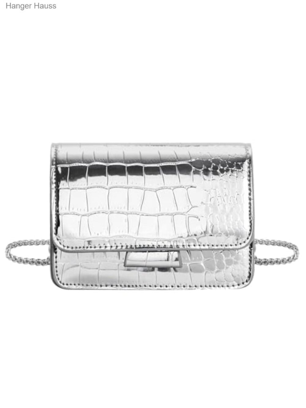 Mini Crossbody Bag for Women Faux Leather Chain Strap Clutch Purse Party